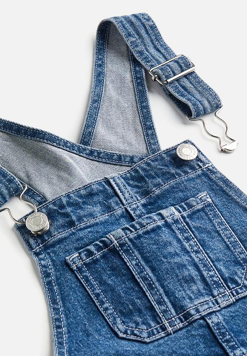 H&M - Denim dungarees - dark denim blue 