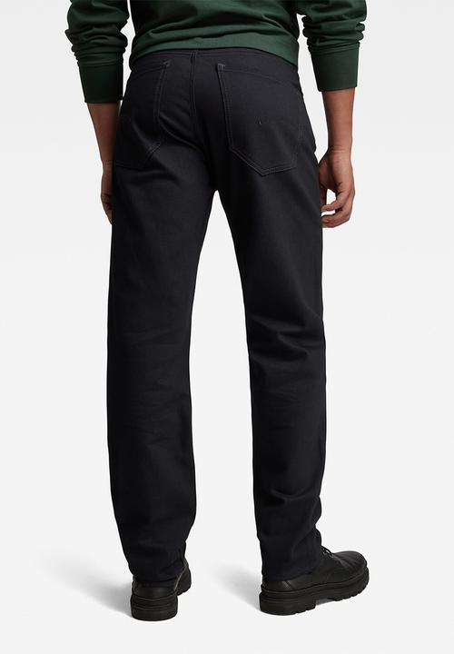 G-STAR - Mosa Straight Nero black stretch denim - pitch black