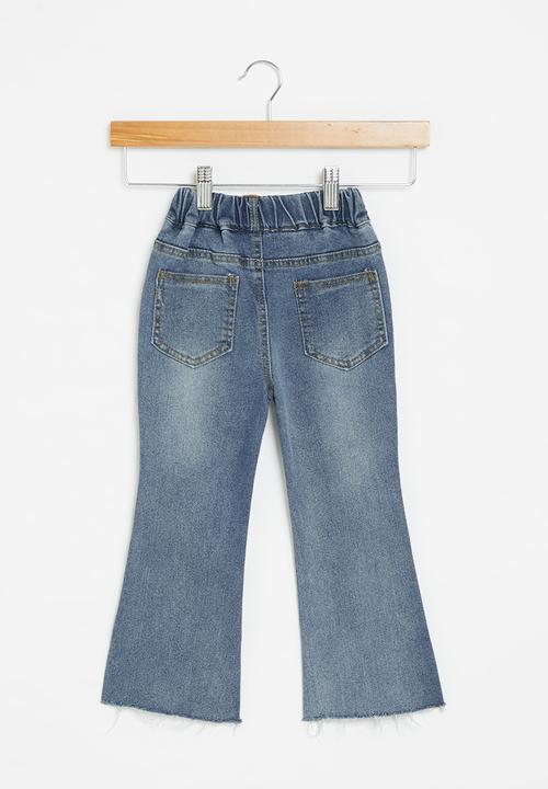 Pop Candy - Girls flared jean - blue