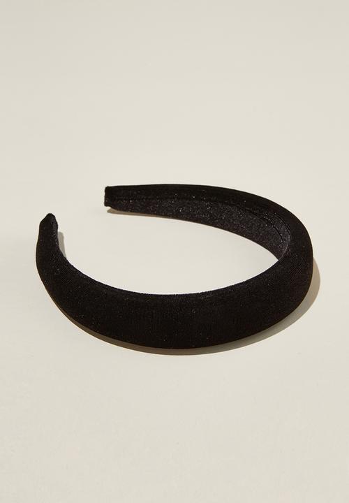 Rubi - Paige padded headband - black velvet