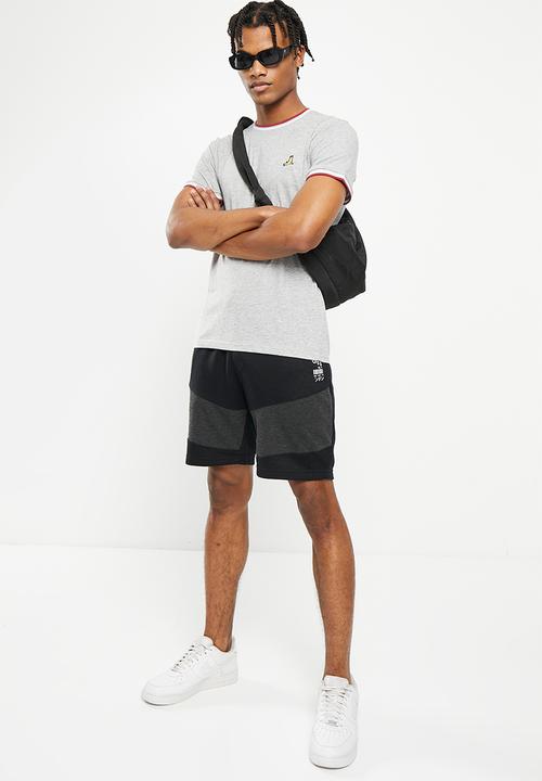 Brave Soul - Federerg tee - light grey marl