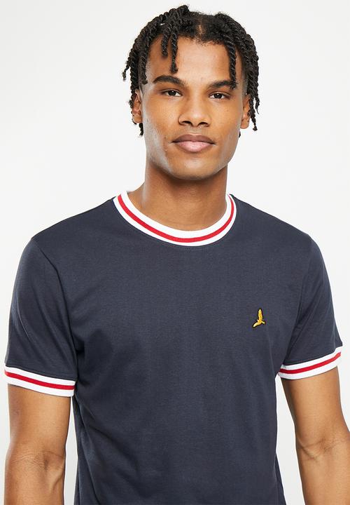 Brave Soul - Emb tee - navy