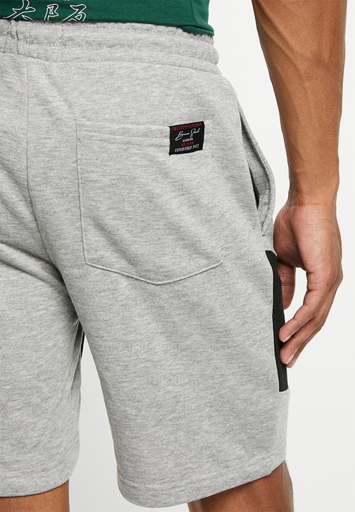 Brave Soul - Flowdan shorts - light grey marl