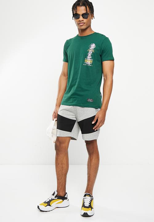 Brave Soul - Flowdan shorts - light grey marl
