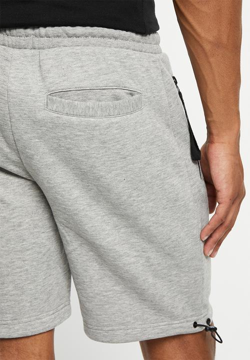 Brave Soul - Ghetts shorts - light grey marl