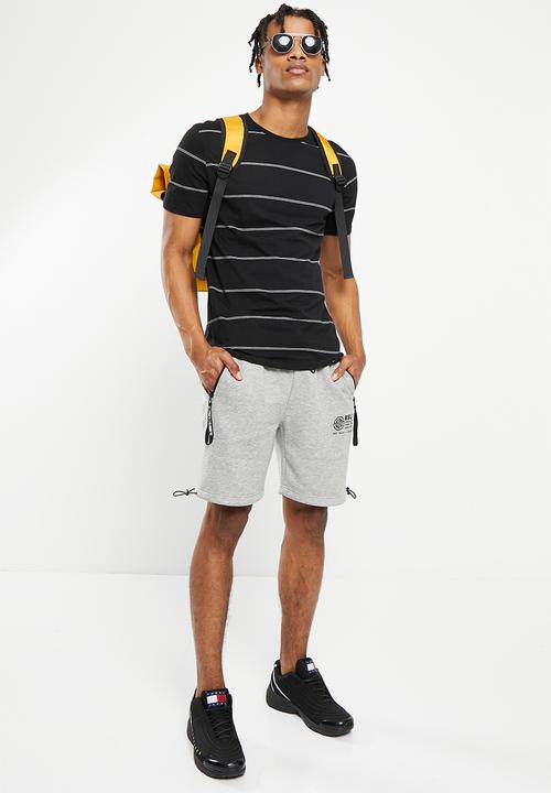 Brave Soul - Ghetts shorts - light grey marl
