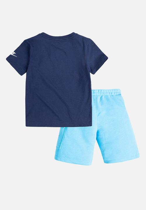 Nike - Nkb b nsw hbr cargo short set - baltic blue