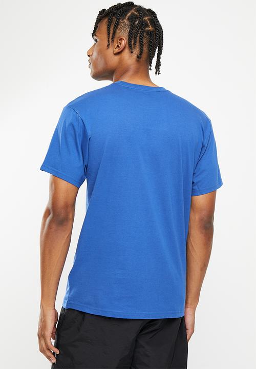 Vans - Left chest logo ii short sleeve - true blue & white
