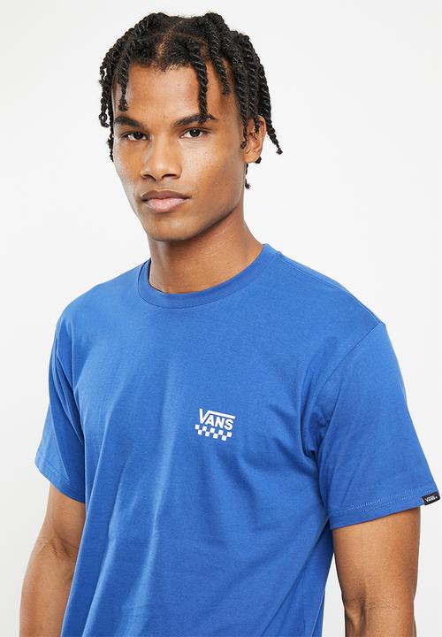 Vans - Left chest logo ii short sleeve - true blue & white