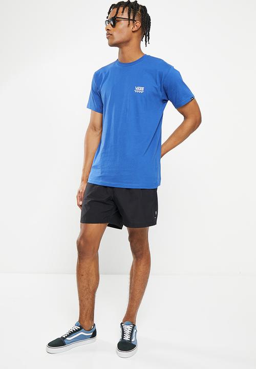 Vans - Left chest logo ii short sleeve - true blue & white