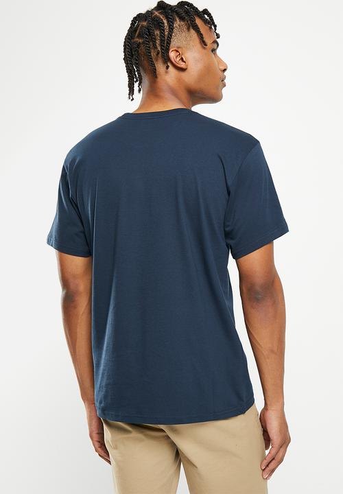 Vans - Snaked centre logo short sleeve tee - navy