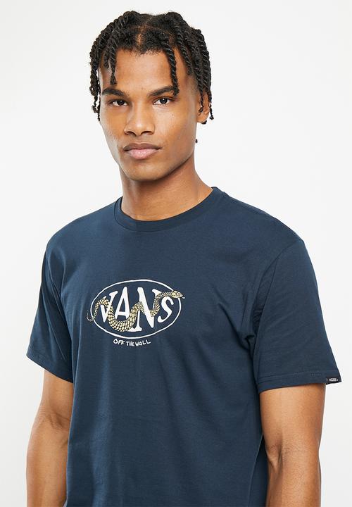 Vans - Snaked centre logo short sleeve tee - navy