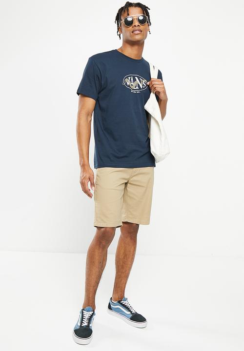Vans - Snaked centre logo short sleeve tee - navy