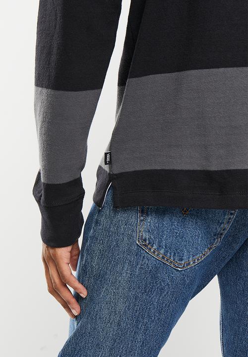Vans - Desert hi rugby shirt - black asphalt