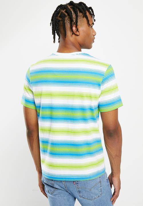 Levi’s® - Short sleeve original hm tee - fizzy strips swedish blue