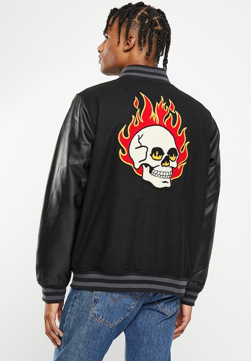 Vans - Stevens varsity jacket - black