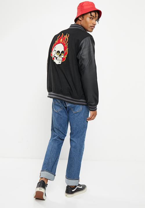Vans - Stevens varsity jacket - black
