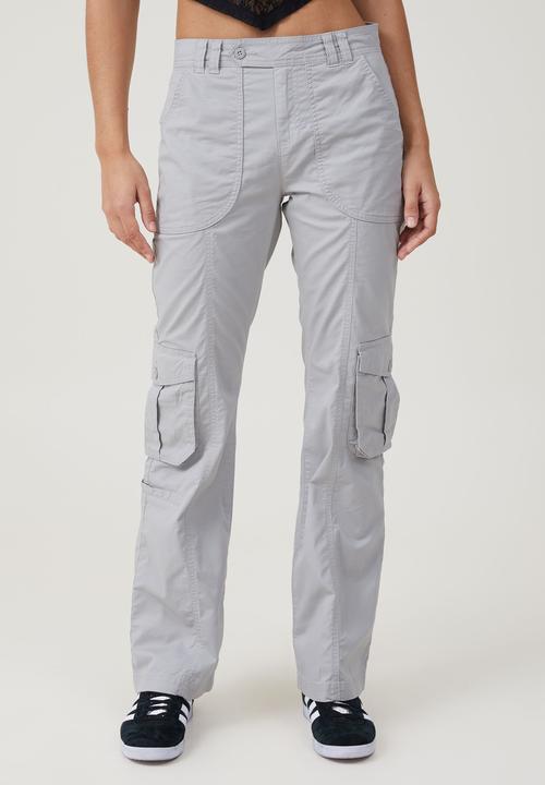 Cotton On - Bootleg cargo pant - slate