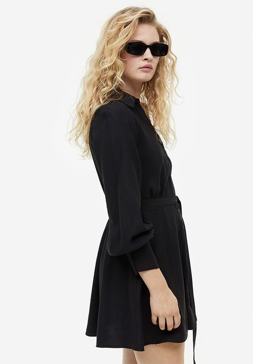 H&M - Tie-belt dress - black