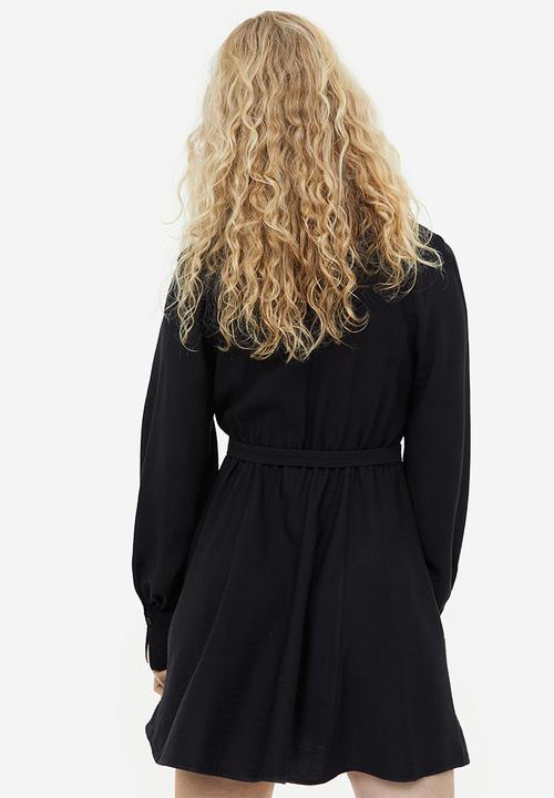 H&M - Tie-belt dress - black