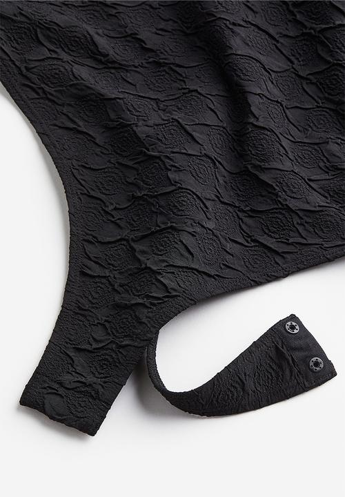 H&M - Textured body - black