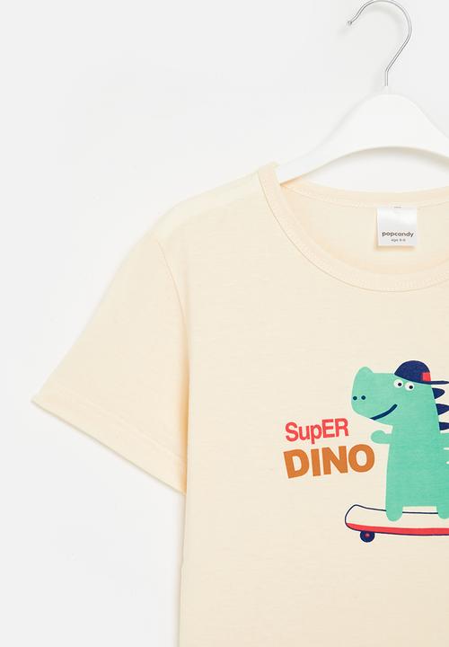 Pop Candy - Printed tee - yellow