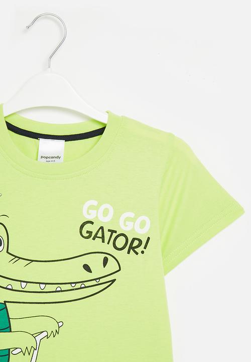 Pop Candy - Printed  tee - green