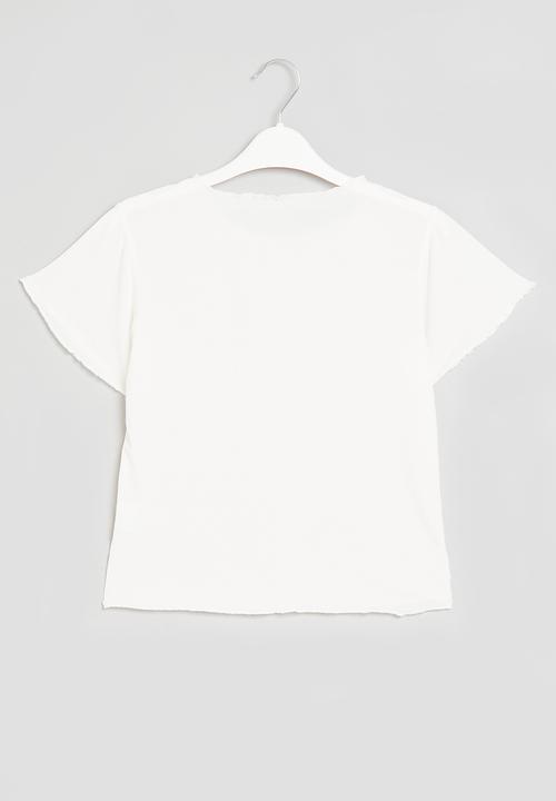 Pop Candy - Girls short sleeve tee - white