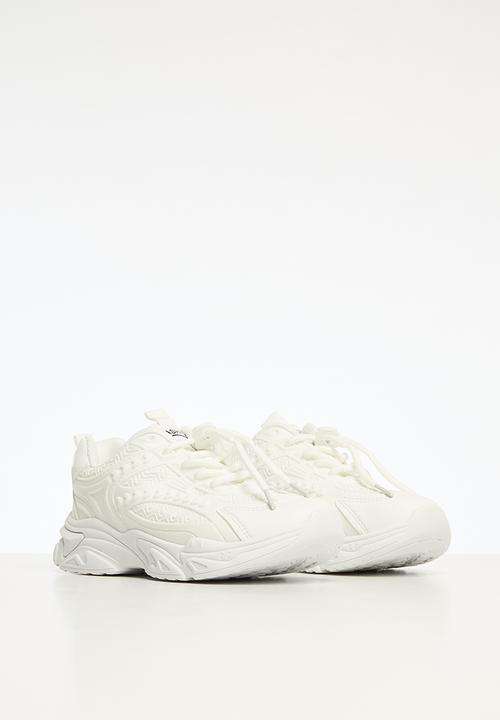 Pop Candy - Girls lace up sneakers - white