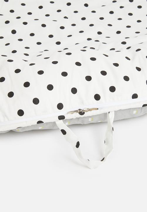 Pop Candy - 5 Piece foldable crib - grey