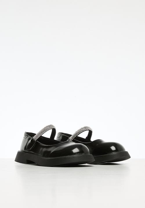Pop Candy - Girls mary janes - black