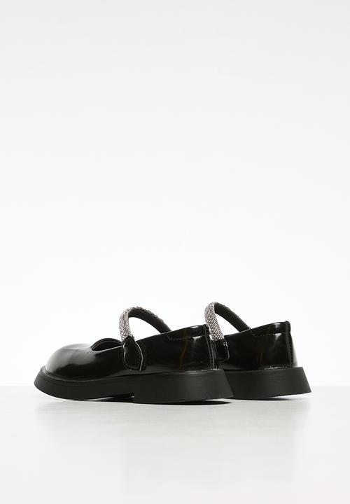Pop Candy - Girls mary janes - black