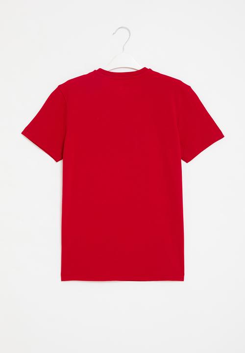 POLO - Boys cooper printed tee - red