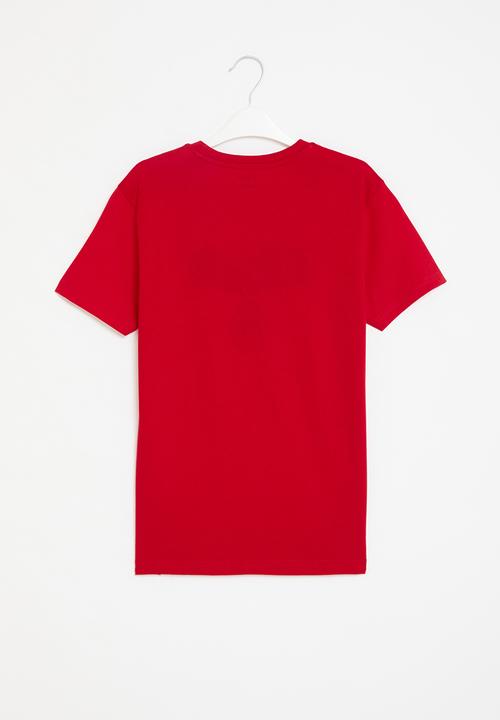 POLO - Boys logan crested tee - red