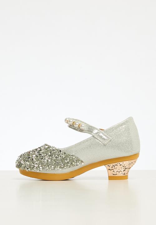 Pop Candy - Girls kitten heels - silver