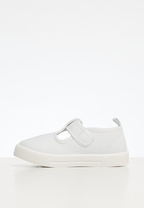 Pop Candy - Velcro t-bar sneakers - white