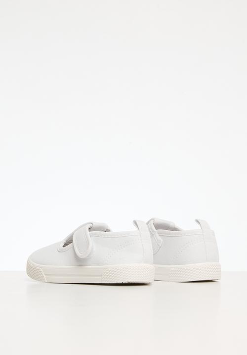 Pop Candy - Velcro t-bar sneakers - white
