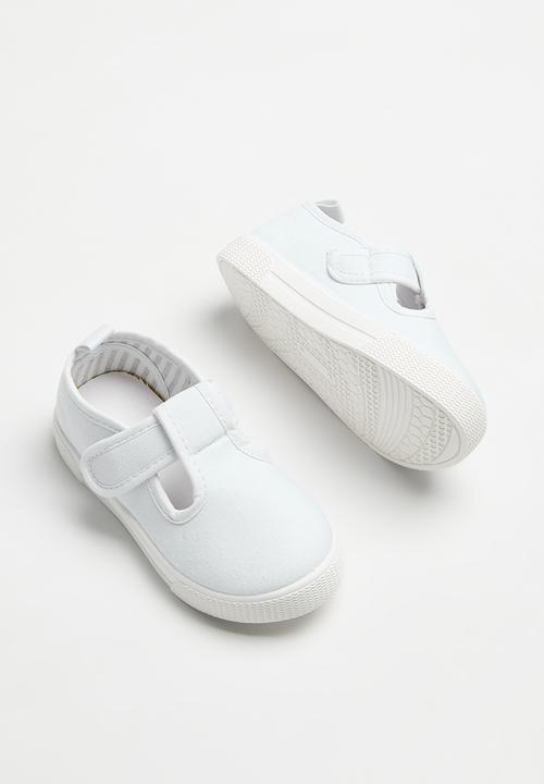 Pop Candy - Velcro t-bar sneakers - white