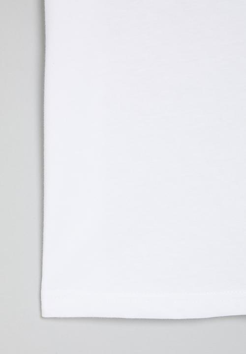 POLO - Boys corey crest printed tee - white