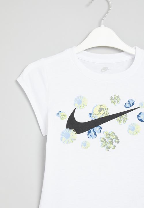 Nike - Nkg floral futura tee - white