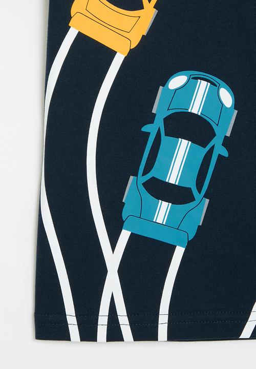 Pop Candy - Printed short sleeve tee - navy 