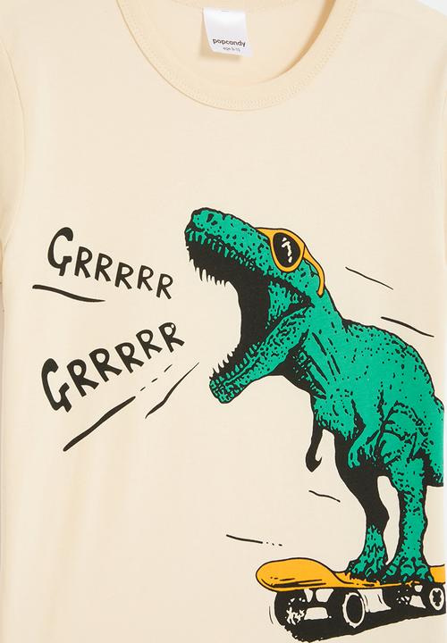 Pop Candy - Printed short sleeve tee - ecru