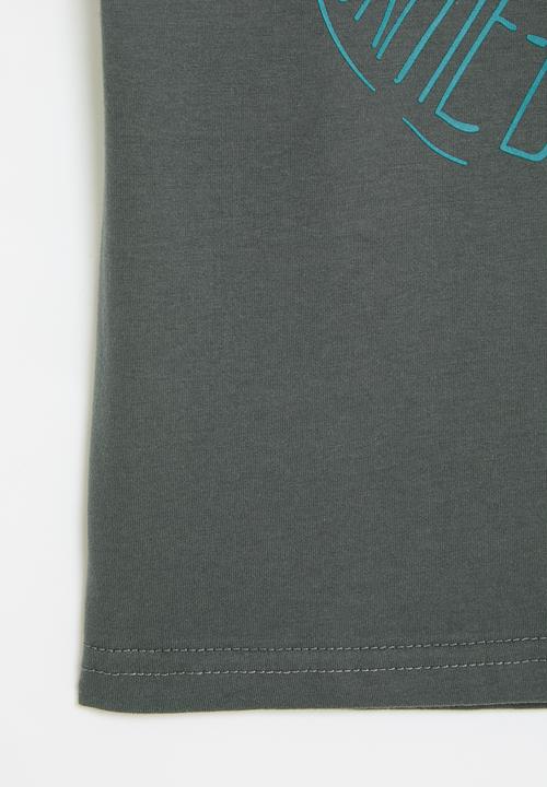 Pop Candy - Printed short sleeve tee - grey