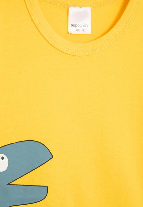 Pop Candy - Boys printed tee - yellow