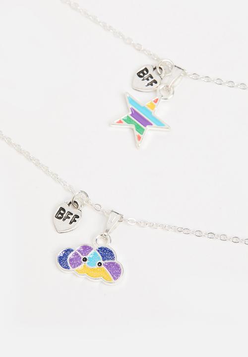 Pop Candy - BFF necklace - silver 