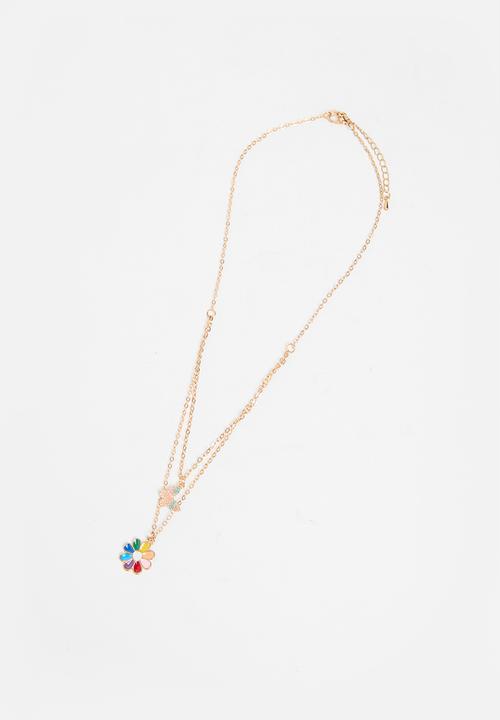 Pop Candy - Tiered necklace - gold 
