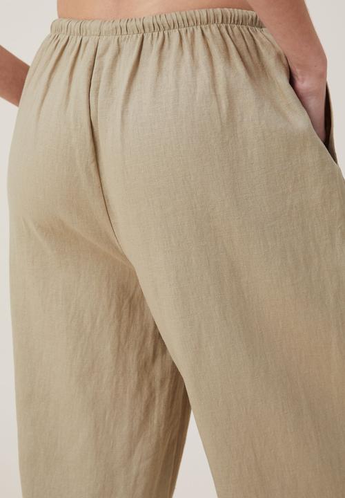 Cotton On - Haven wide leg pant - desert sage