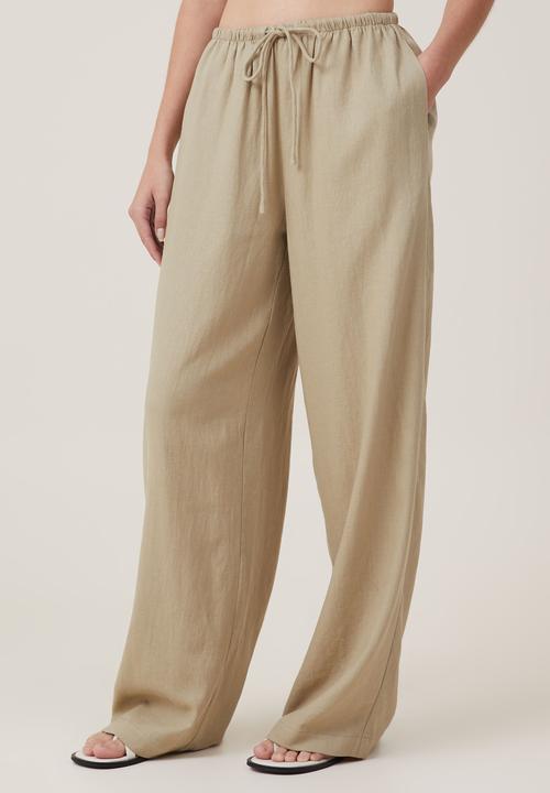 Cotton On - Haven wide leg pant - desert sage