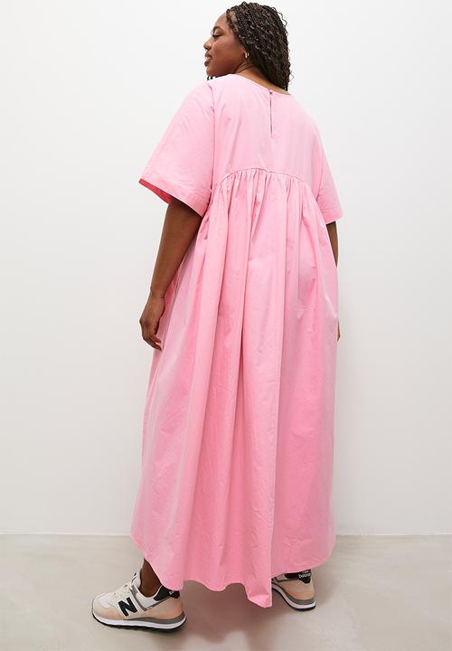 Superbalist - Combo babydoll dress - pink