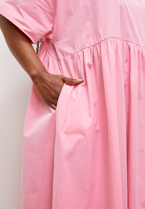 Superbalist - Combo babydoll dress - pink